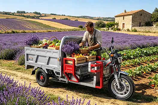 Best e-tricycle models for cargo with EEC certification